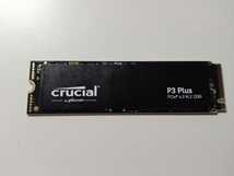 【動作確認済】crucial P3 Plus CT4000P3PSSD8JP NVMe 4TB _画像1
