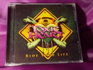 CD♪TOXIC HEART/Ride Your Life♪WIG WAMとTHE POODLESリスペクトな'80年代型メロディアス・ハード