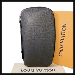 【1円/美品】 LOUIS VUITTON ルイヴィトン ジッピーウォレット XL オーガナイザー タイガ ブラック メンズ LV 大容量 トラベル