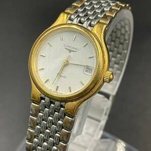 【人気】LONGINES / ロンジン フラグシップ 7291 25787152 SS/QZ 白文字盤 腕時計 ウォッチ/2293507/CDN7-6