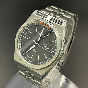 【人気】SEIKO / セイコー 7223-6000 016467 SS/QT 黒文字盤 腕時計 ウォッチ/2289953/CDN7-8