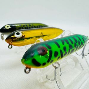 送料無料『ヘドン ザラパピー 3個セット』Heddon ZARA PUPPY OLD ペンシルベイト ザラスプーク パピー