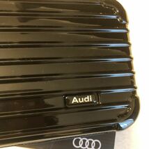 箱付き未使用★AUDI アウディ　純正　ノベルティ　スーツケース型小物入れ　黒　ブラック★非売品_画像2