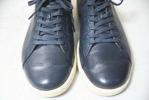 定価2万9700円 100円スタート！【COLE HAAN】コールハーン GRAND.OS クロスコートⅡ レザースニーカー ネイビー メンズ 羊革 27cm_画像4