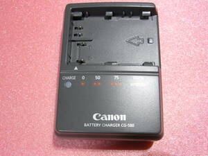 【美品】 CANON キャノン 【純正品】 バッテリー 充電器 CG-580　 BP-508 BP-511 BP-512 BP-514 BP-511A BP-522 BP-535用　動作品 1.