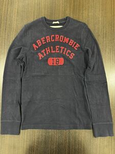 【古着美品】アバクロ Abercrombie＆Fitch 長袖 Tシャツ ロンT Sサイズ