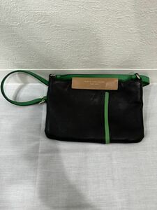 【中古】マークバイマークジェイコブス MARC BY MARC JACOBS ミニショルダーバッグ レザー 黒