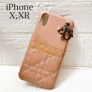 【X,XR対応】dior ディオール CD iPhoneケース スマホケース ピンク レディース モバイルケース アップル Apple カナージュ
