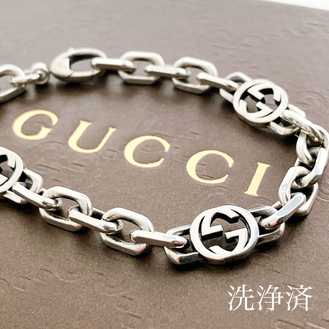 Yahoo!オークション -「gucci インターロッキング」(ブレスレット 