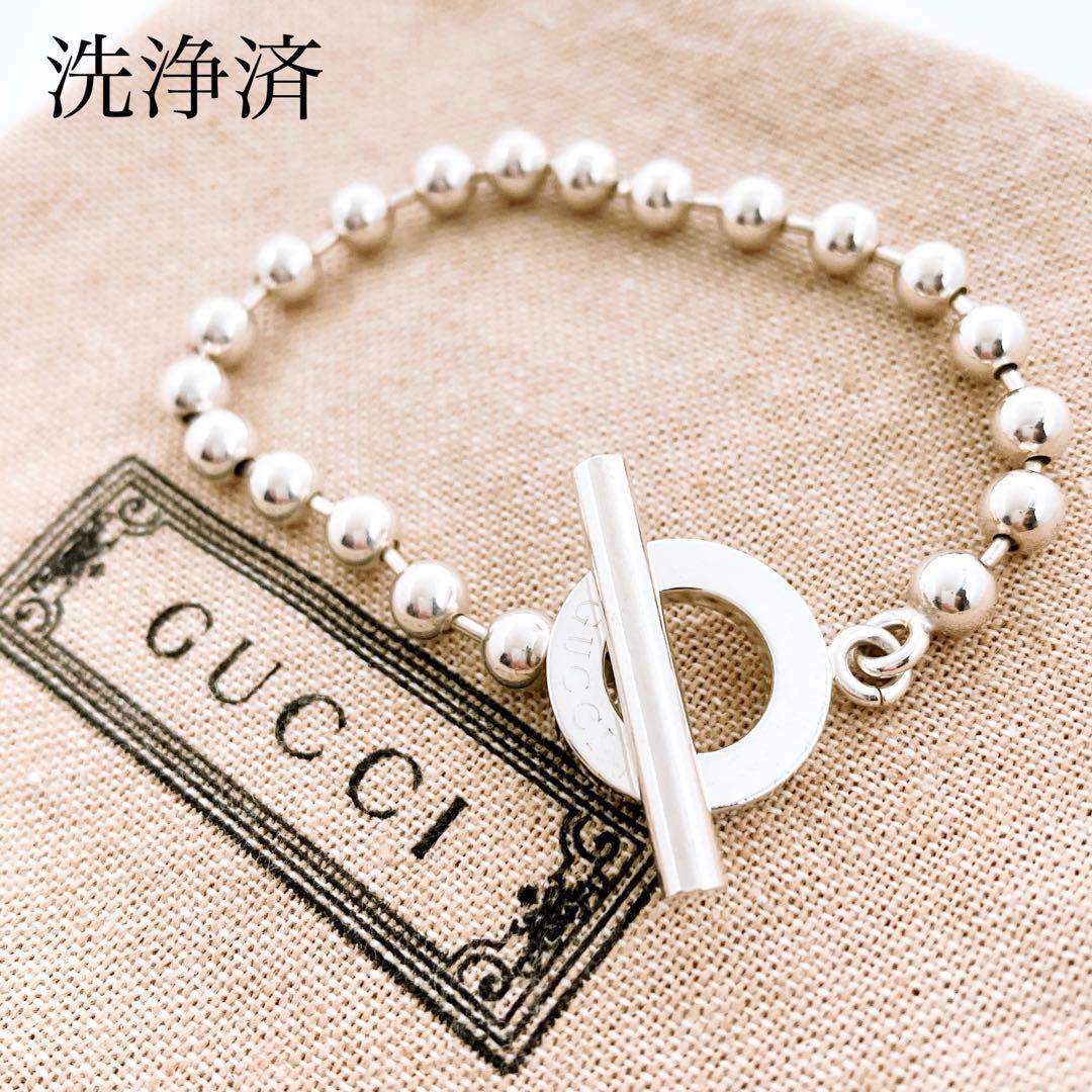グッチGUCCI シルバープレート ブレスレット ボールチェーン|Yahoo グッチGUCCI シルバープレート ブレスレット ボールチェーン|Yahoo