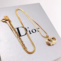 ディオール dior CD ネックレス ペンダント ゴールド レディース Y14 アクセサリー_画像2