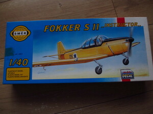 Smer1/40 Fokker S11 Instructor 練習機　イスラエル空軍（セロテープ封印、新品）