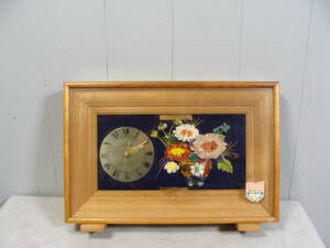 SUWA　JEWEL　CLOCK　石絵画時計　高級美術時計