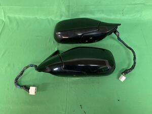 KN017 used Toyota Crown Majesta UZS141 Heisei era 6 year 11 month original door mirror side mirror left right set color black black 202 operation guarantee 