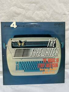 ◎S003◎LP レコード ウェルナー・ミューラー管弦楽団/THE TYPEWRITER タイプライター/ルロイ・アンダーソンの音楽/SLC 4452