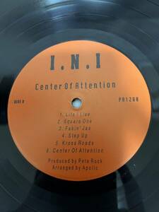 ◎S385◎LP レコード INI/Center Of Attention/R1200. PETE ROCK I.N.I/US盤