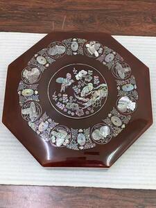 274 漆塗り螺鈿細工 小物入れ 韓国伝統工芸 チェスト アクセサリーケース 宝石箱 漆器