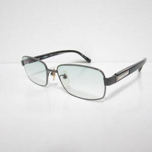 箱◆S.T. Dupont　DP-3138　I.P　Titanium　エステー　デュポン　スクエア型　グレーｘブラック系　サングラス　眼鏡　程度良品