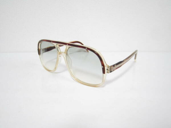 籠◆ビンテージ　レトロ　NINA RICCI　96-052　PARIS　HANDMADE FRANCE　ニナリッチ　Nロゴ　マーク　伊達　眼鏡　程度良品