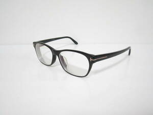 柿◆ビンテージ　レトロ　TOM FORD　TF5404-F　001　トムフォード　ウェリントン型　ブラック　眼鏡　中古品