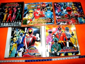 x name of product x Squadron CD theme music Thema song/ is li ticket ja-teka Ranger maji Ranger sin ticket ja-go- on ja- all sorts together 5 pieces set!