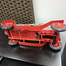  【ジャンク品】Mamod 蒸気機関模型 消防車 全長約45cm×幅約15.5cm　だ_画像7