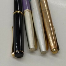 PARKER PILOT 万年筆 まとめて4本　パーカー45 ペン先見えず パイロット14K×2本　1本見えず　ジャンク品　み_画像7