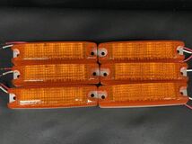 25580 ポラーグ　LED車高灯　アンバー　6個　橙　24V　2型 マーカーランプ リニューアル 日星工業株式会社 POLARG　デコトラ アート レトロ_画像1