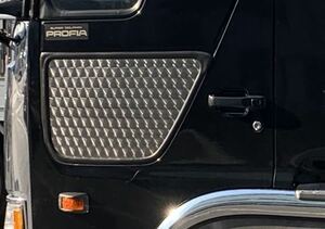  ウロコが綺麗 ハッキリ ウロコ 　安全窓　プロフィア　テラヴィ　デコトラ　レトロ アート トレーラー ダンプ 日野 トラックショップASC