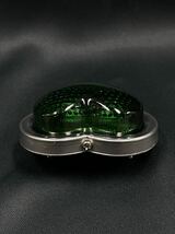 超希少　緑　ハートマーカーランプ　１個　ガラスタイプ　24V球　いちごガラス　グリーン　硝子　レトロ　デコトラ　アート_画像3