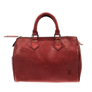 ルイヴィトン LOUIS VUITTON ハンドバッグ M43017 スピーディ25 レザー（LVロゴの刻印入り） カスティリアンレッド V.I.0911 バッグ エピ