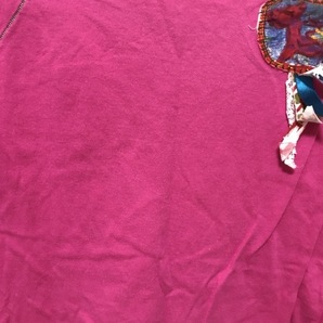 アルベロベロ/オレボレブラ ALBEROBELLO/OLLEBOREBLA 半袖Tシャツ - ピンク×イエロー×マルチ レディース クルーネック/レース トップスの画像6