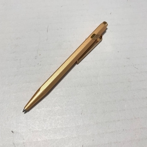 カランダッシュ CARAN d'ACHE ボールペン - 金属素材 ブロンズ×ゴールド インクあり(黒) 美品 ペン