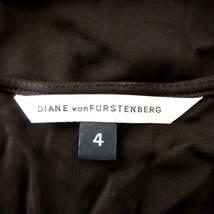 ダイアン・フォン・ファステンバーグ DIANE VON FURSTENBERG(DVF) サイズ4 S - ダークブラウン レディース ワンピース_画像3