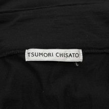 ツモリチサト TSUMORI CHISATO サイズ2 M - 黒 レディース 長袖/ひざ丈/ベロア/スパンコール/リボン ワンピース_画像3