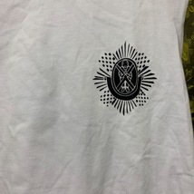 ビリオネアボーイズクラブ BILLIONAIRE BOYS CLUB 七分袖Tシャツ サイズM - 白×カーキ×マルチ メンズ クルーネック トップス_画像6