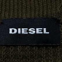 ディーゼル DIESEL 長袖セーター サイズM - カーキ×黒×イエロー メンズ クルーネック トップス_画像3