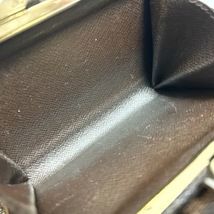 ルイヴィトン LOUIS VUITTON 2つ折り財布 N61664 ポルトモネビエヴィエノワ ダミエキャンバス エベヌ MI0014 財布 ダミエ_画像4