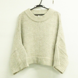  paul (pole) kaPAULEKA poncho size S - ivory lady's knitted / autumn / winter jacket 