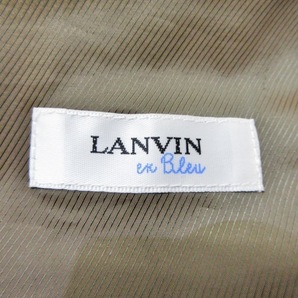 ランバンオンブルー LANVIN en Bleu ライダースジャケット サイズ48 XL - ブラウン×ダークブラウン メンズ 長袖/ラムレザー/秋/冬の画像3