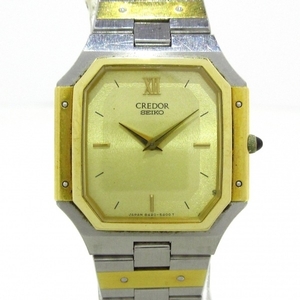 SEIKO CREDOR(セイコークレドール) 腕時計■美品 8420-5360 レディース ゴールド