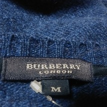 バーバリーロンドン Burberry LONDON 長袖セーター サイズM - ネイビー メンズ クルーネック トップス_画像3