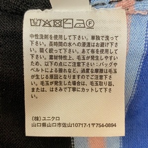 マルニ MARNI カーディガン サイズXL - ライトブルー×黒×マルチ レディース 長袖/ボーダー/UNIQLOコラボ トップスの画像5