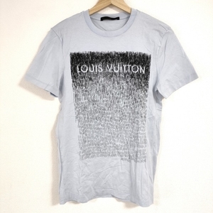 ルイヴィトン LOUIS VUITTON 半袖Tシャツ サイズXS - ライトブルー×黒 メンズ トップス