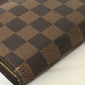 ルイヴィトン LOUIS VUITTON 長財布 N61728 ポルトモネジップ ダミエキャンバス エベヌ CA0055 財布 ダミエの画像7