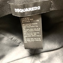 ディースクエアード DSQUARED2 キャップ - ナイロン 黒 美品 帽子_画像6