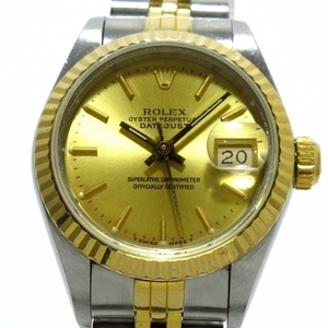 ROLEX(ロレックス) 腕時計 デイトジャスト 69173 レディース SS×K18YG/20コマ ゴールド