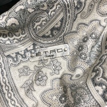 エトロ ETRO ハンドバッグ - ナイロン グレー×ライトグレー×ダークグレー ペイズリー柄 バッグ_画像8