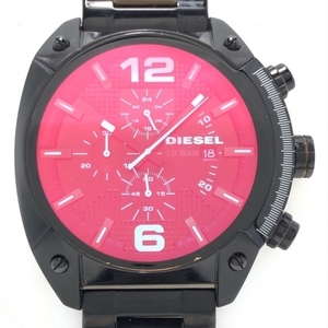 DIESEL( diesel ) wristwatch overflow DZ-4316 men's chronograph black 