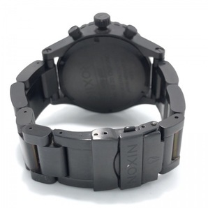 NIXON(ニクソン) 腕時計 THE 42-20 CHRONO 13FI メンズ クロノグラフ 黒の画像3